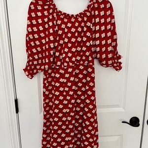 Kate spade floral mini dress